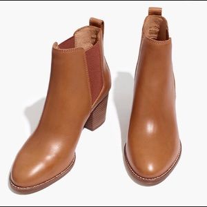 Madewell Regan Chelsea Boot English Saddle Brown